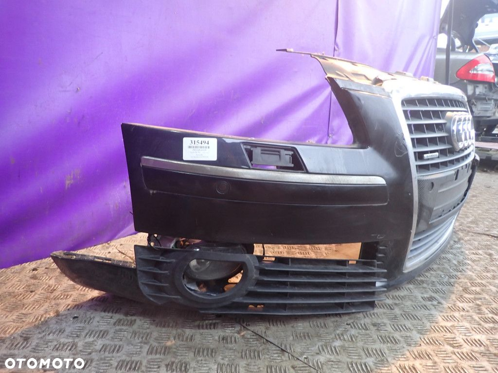 AUDI A8 D3 LIFT 05-10 ZDERZAK PRZÓD PRZDNI KOMPLETNY ATRAPA 4Z4Z - 3