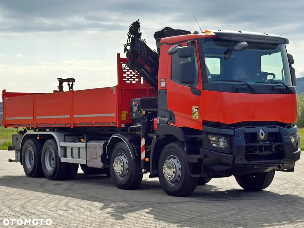 Renault C 430 * WYWROTKA 6,80m * HIAB X - HIDUO 188 ES-4 / 8x4 - 3
