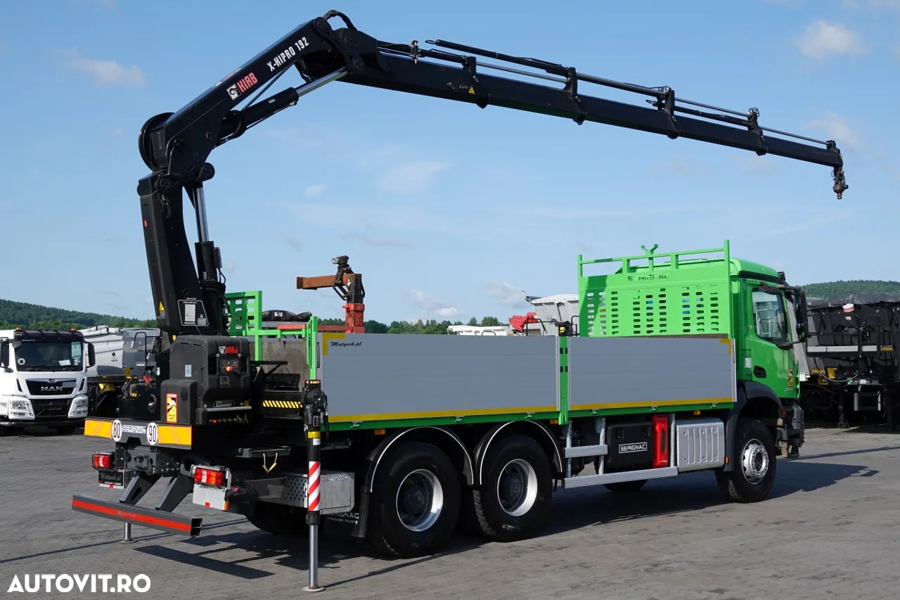 Mercedes-Benz AROCS 2636 / 6x4 / TRANSMISIE - 6.5 M / + HDS HIAB 4x extensie: 13 m / EURO 6 / 2018 AN / RADIO CONTROL / ANVELOPE 100% - 4
