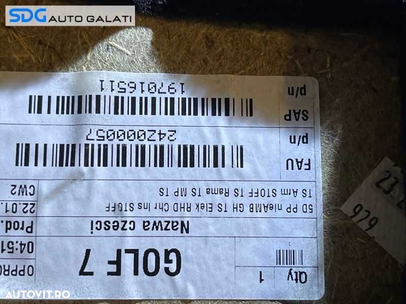 Fata Panou Interior Usa Portiera Dreapta Fata VW Golf 7 2013 - 2017 Cod 5G4868080 5G0959565AE [Depozit] - 11