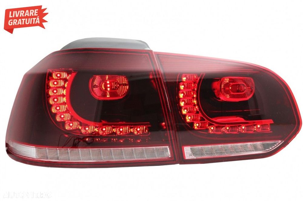Stopuri Full LED VW Golf 6 VI (2008-2013) GTI R20 Design - 6