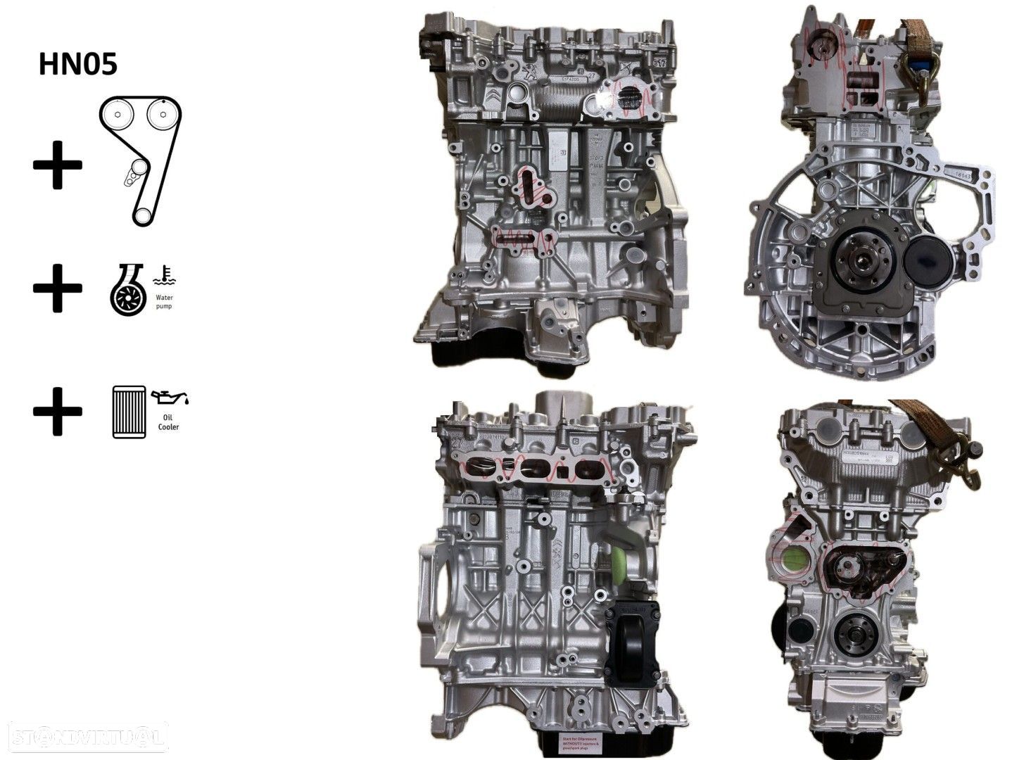 Motor  Reconstruído Citroen BERLINGO 1.2 PureTech 130 HN05 - 1