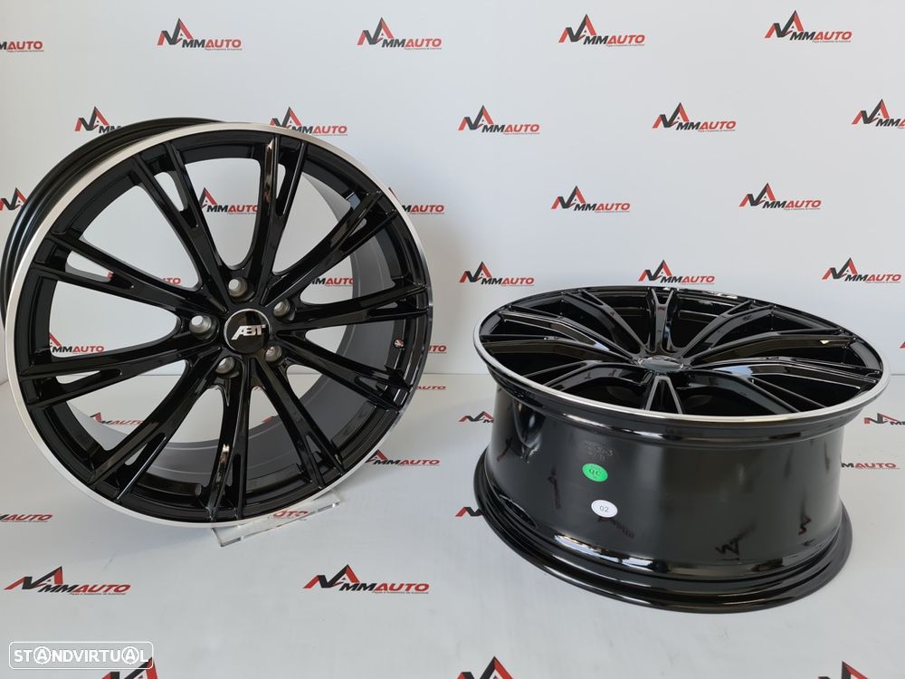 Jantes Look Audi ABT Sport GR Preto Brilho 19 - 3