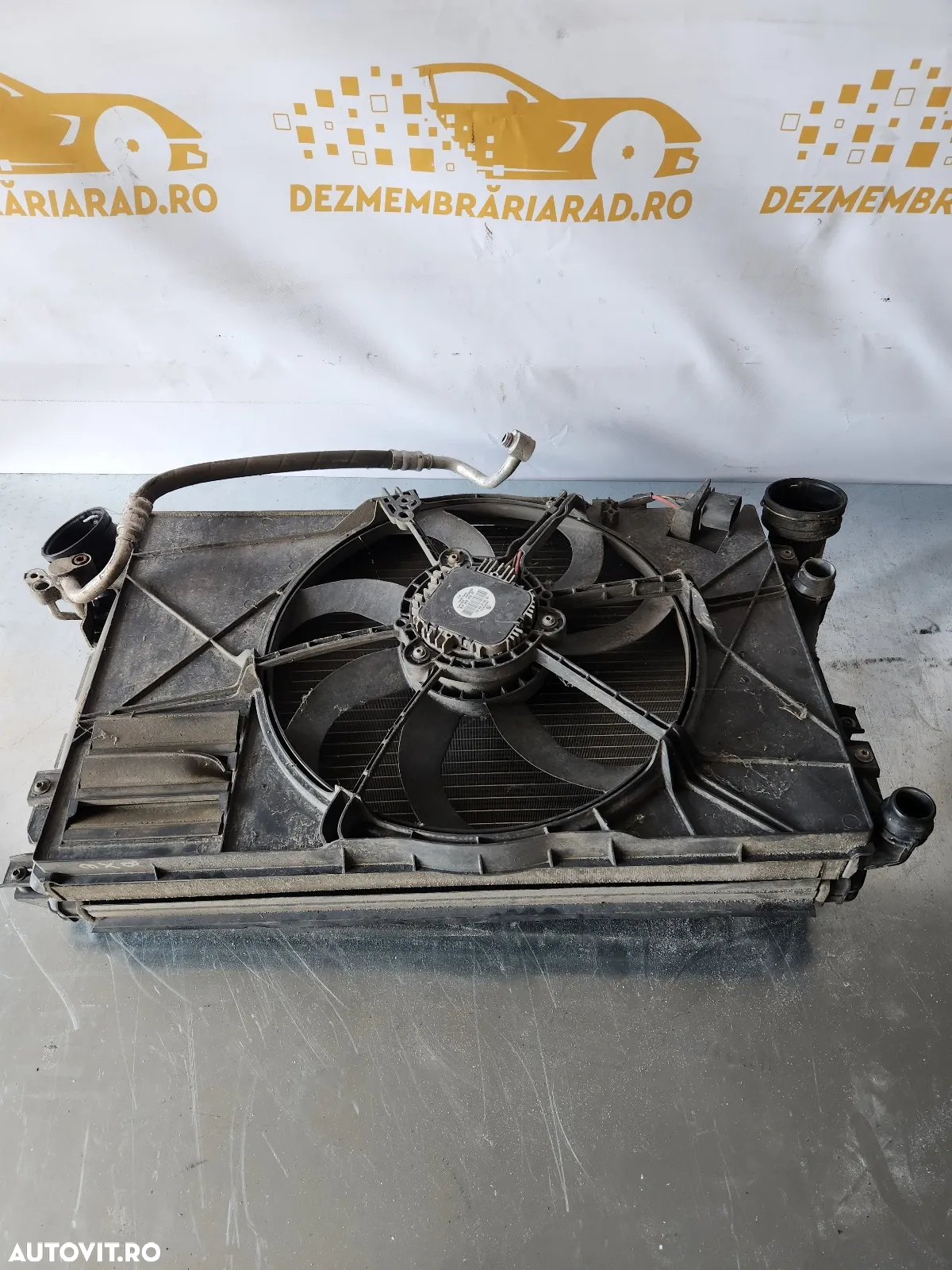 Grup Radiatoare Radiator Apa Antigel Clima Ac Intercooler Termocupla Electroventilator Vw seat Skod - 4