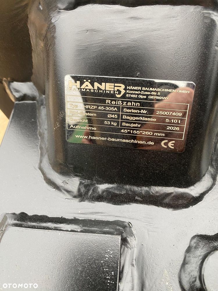 NOWE zęby zrywające HAENER / ripper do koparki – MS01 / MS03 / MS08 / PIN Ø25 Ø30 Ø40 Ø45 Ø50 - 17