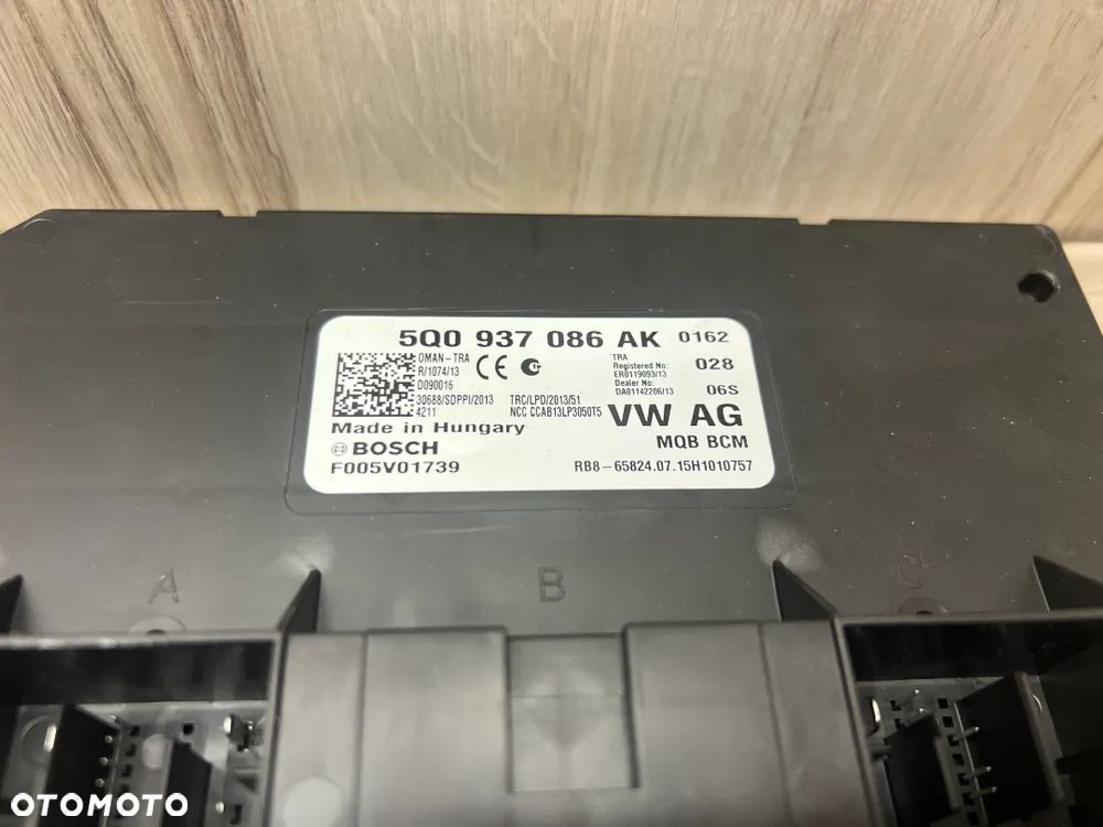 MODUŁ KOMFORTU GOLF VII 5Q0937086AK - 2