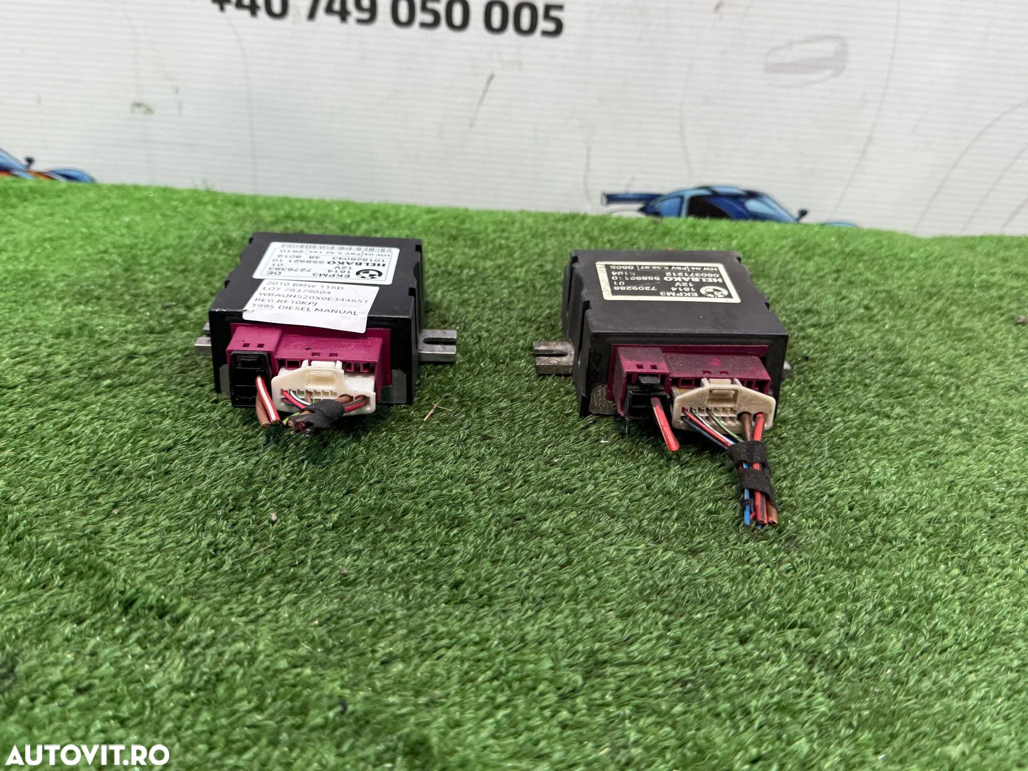 MODUL COMBUSTIBIL (2 BUC.) BMW 116D SERIA 1 E87 LCI 2.0 DIESEL 2010 COD OEM 7209286 720928601 55892110 7276383 727638301 2004-2013 - 1