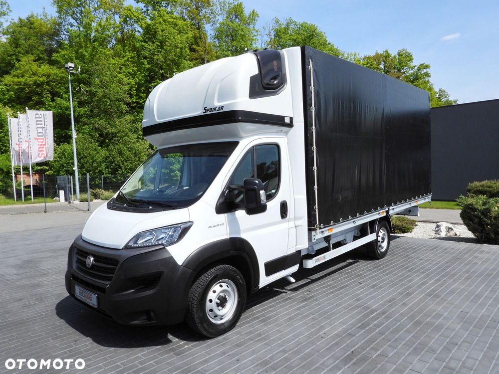 Fiat DUCATO PLANDEKA 10 PALET WEBASTO TEMPOMAT KLIMATYZACJA LEDY PNEUMATYKA  160KM - 7