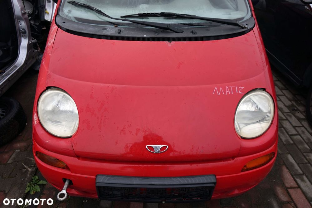 MASKA ZDERZAK BŁOTNIKI LAMPY MATIZ M100  DAEWOO 1998-2007 CZERWONY PRZÓD KOMPLETNY - 2