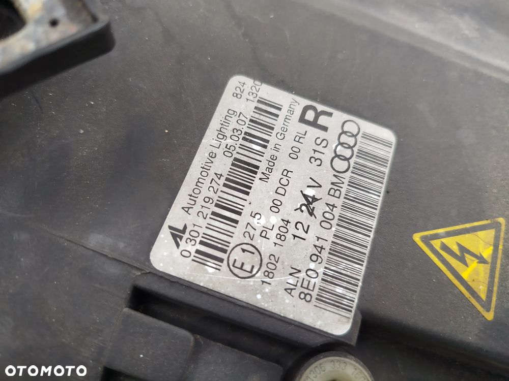 Audi A4 B7 lampa przednia lewa plus prawa Xenon komplet - 8