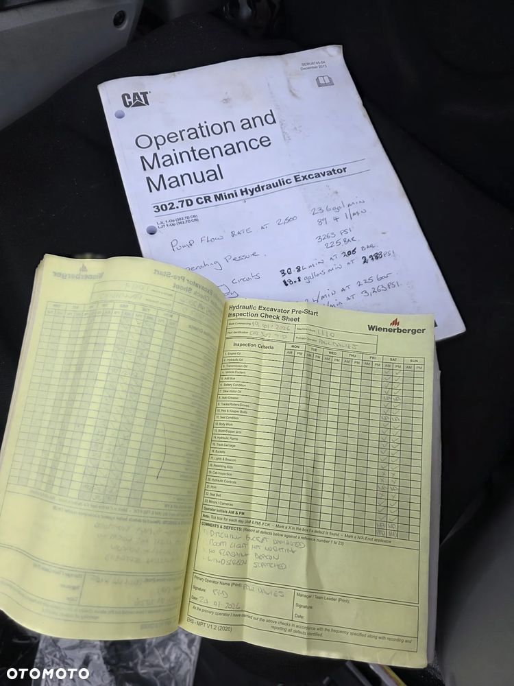 Caterpillar CAT 302.7 D CR mini koparka szybkozłącze 3 łyżki piękna serwisowana 1 wł JCB sprowadzona - 7