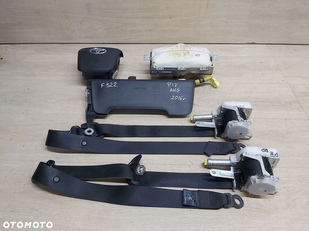 Toyota Prius IV xw50 poduszka kierowcy pasażera pas lewy prawy przód Air ba - 1