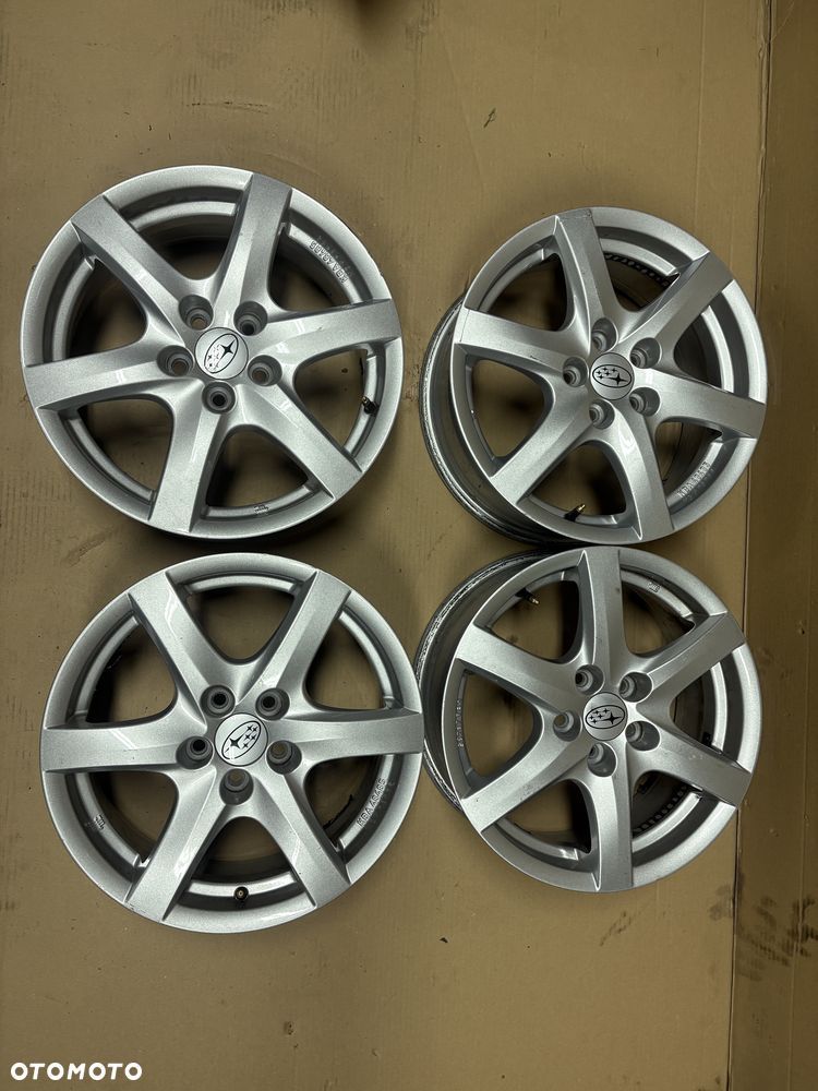 5x100 SUBARU 6,5Jx16 ET48 felgi aluminiowe 56,1 OUTBACK IMPREZA LEGACY - 1