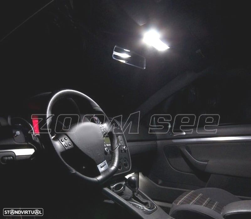 KIT COMPLETO DE 16 LAMPADAS LED INTERIOR PARA VOLKSWAGEN VW PASSAT B6 SEDAN WAGON 06-11 - 4