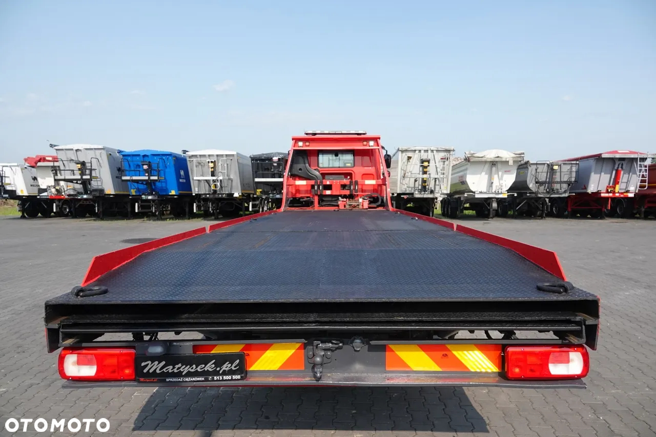 DAF 460 / LAWETA / PLATFORMA / NAJAZDY HYDRAULICZNE / WYCIĄGARKA / EURO 6 - 18