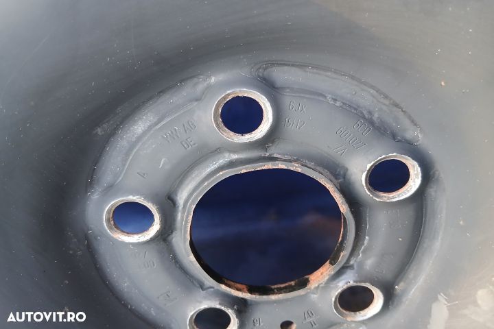 Jante tabla cu anvelope 15 - set 6C0601027A 6JX15H2 ET38 185/60 R15 6 - 5