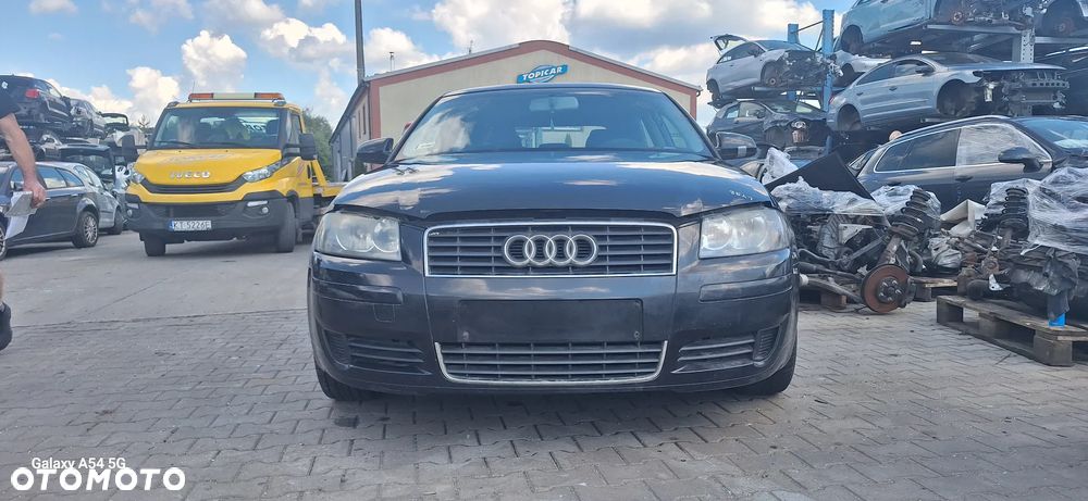 Audi A3 8P 02-05 Zderzak Przód Przedni LY9B Kolor Czarny - 2