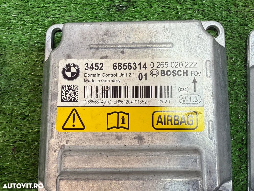 AIRBAG CALCULATOR  (4 BUC. ) BMW 116I SERIA 1 F20 F21 2012 2011-2019 / BMW 320D F30 F31 SERIA 3 2.0 DIESEL 2012 2011-2019 COD OEM 3452685869801 3452686275601 3452686338901 3452685631401 - 8