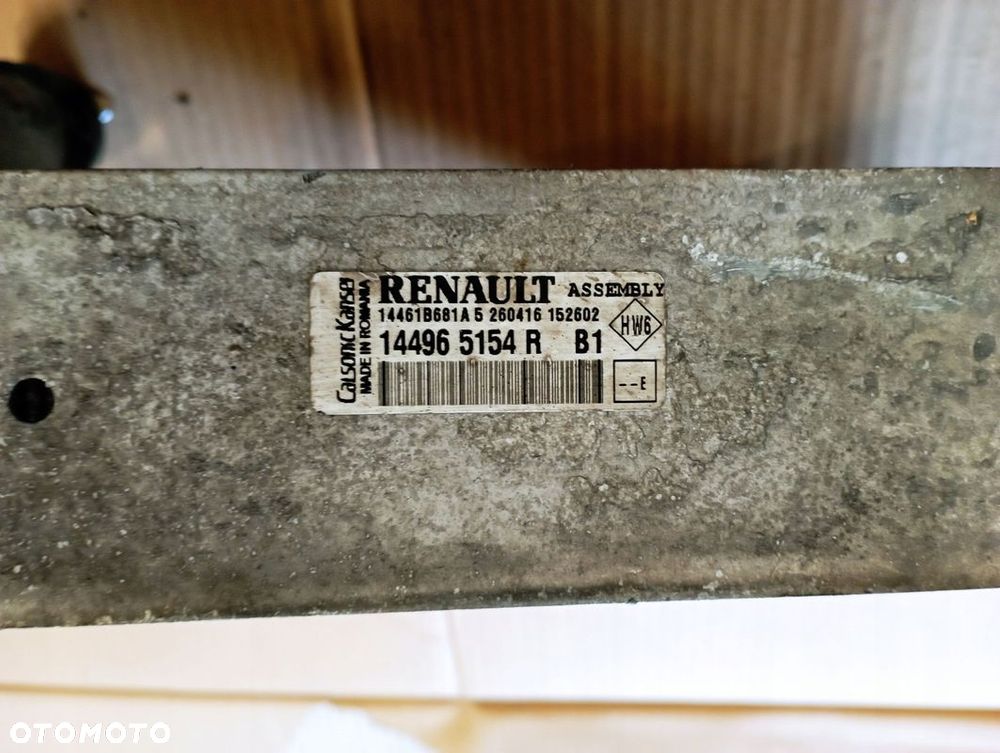 DACIA DOKKER CHŁODNICA INTERCOOLER 144965154R - 2