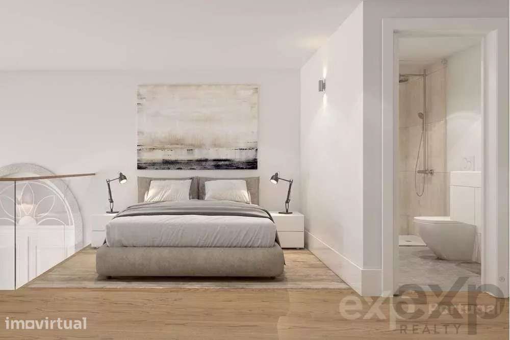 Apartamento T1(Loft) com Terraço e vista para o Rio Douro em Vila Nova - Grande imagem: 4/37