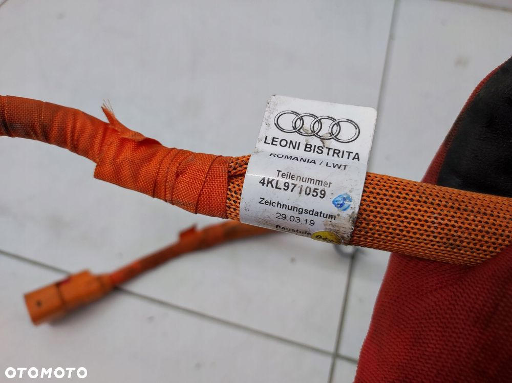 wiązka kabel przewód ładowania wysokiego napięcia audi q8 e-tron etron - 7