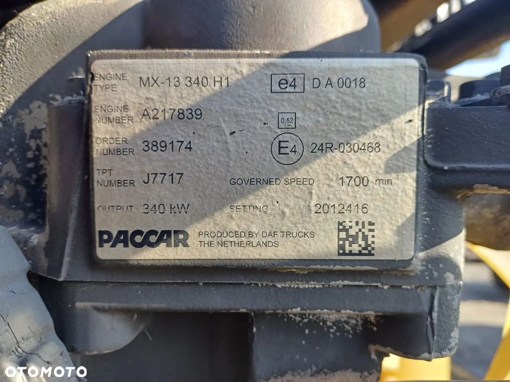 Silnik DAF PACCAR MX13 340 H1 - 4