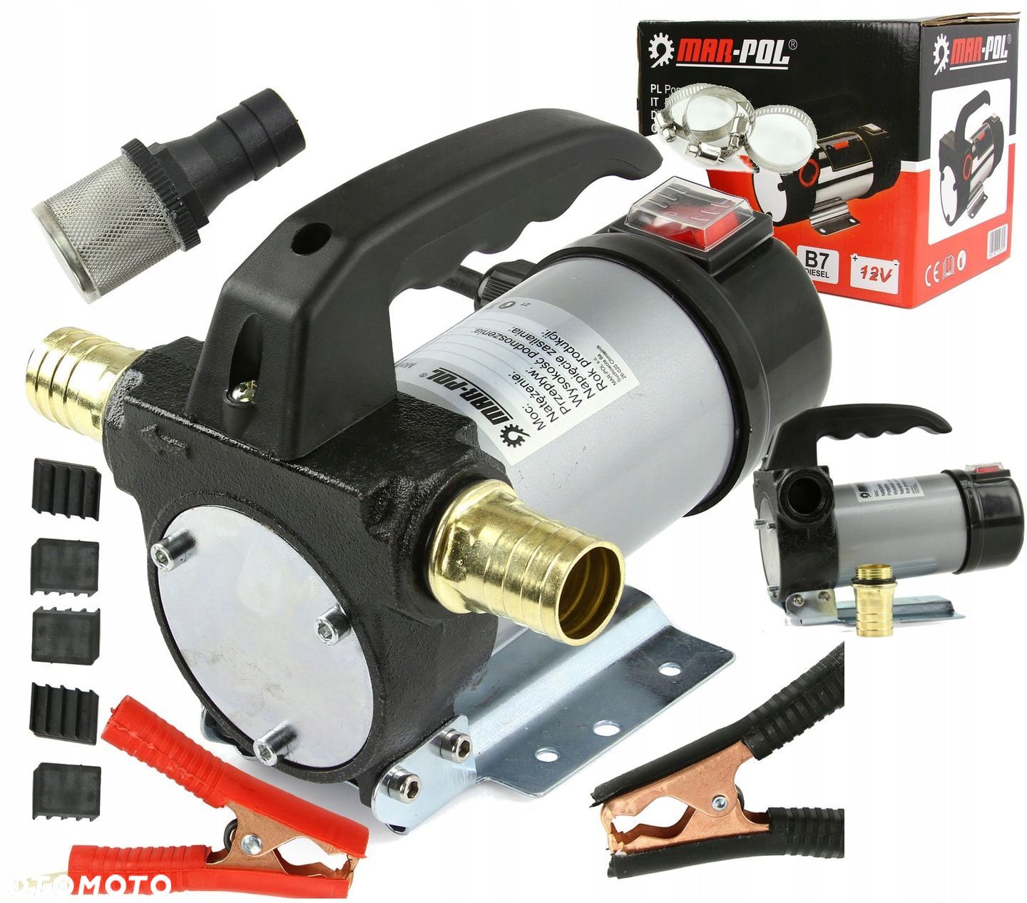 DYSTRYBUTOR POMPA DO SPUSZCZANIA PALIWA ROPY OLEJU NAPĘDOWEGO 12V MINI CPN - 1