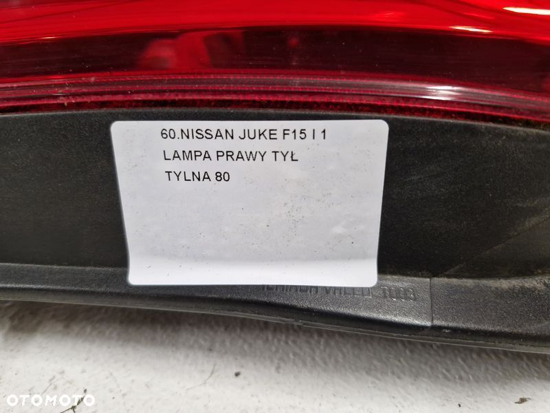 nissan juke 1 i f15 lampa prawy tył prawa tylna - 6