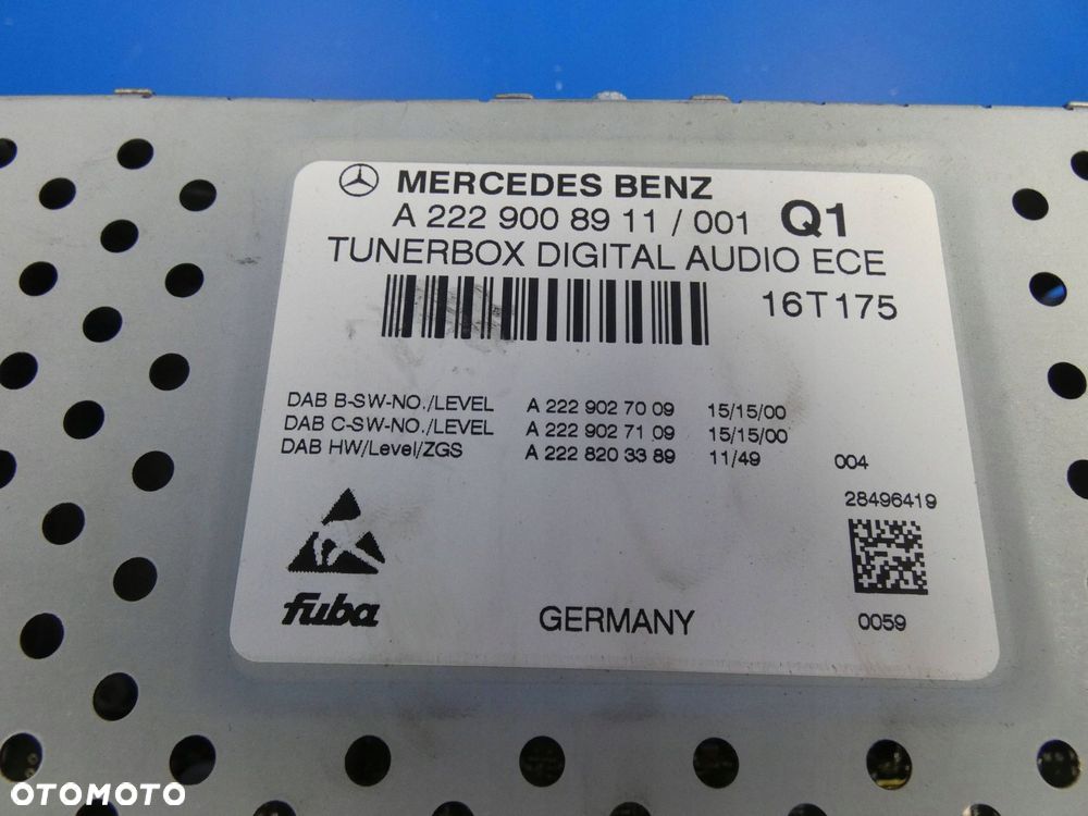 MERCEDES E KLASA W213 GLC W253 WZMACNIACZ RADIA AUDIO - 2