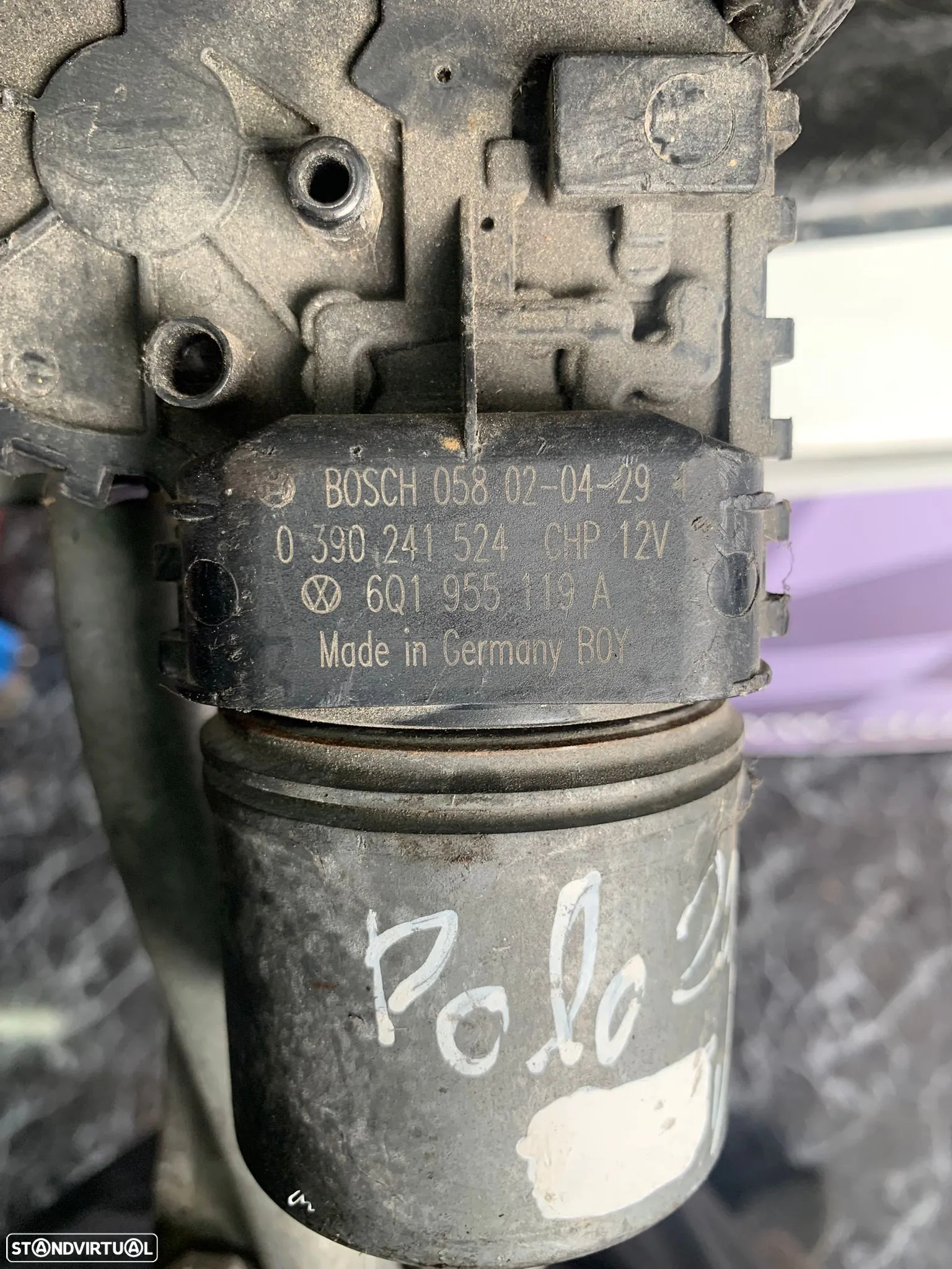 Motor limpa para-brisas Polo 2007 - 3
