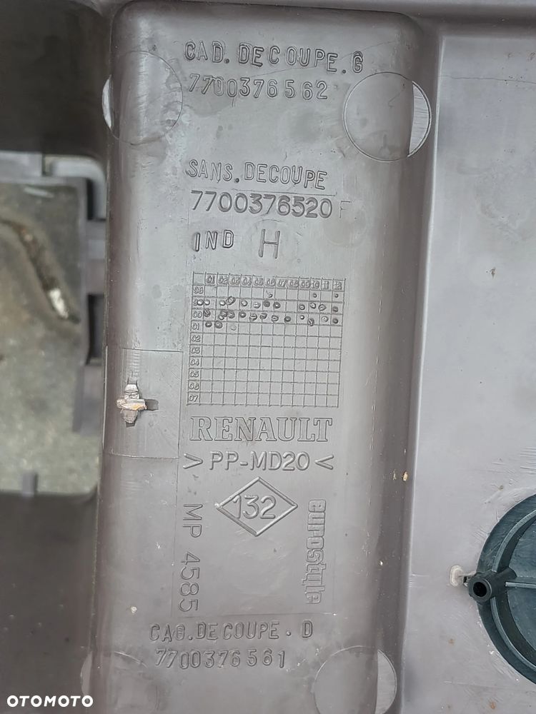 Tunel obudowa wybieraka Renault Mascott 02r 7700376520 - 3