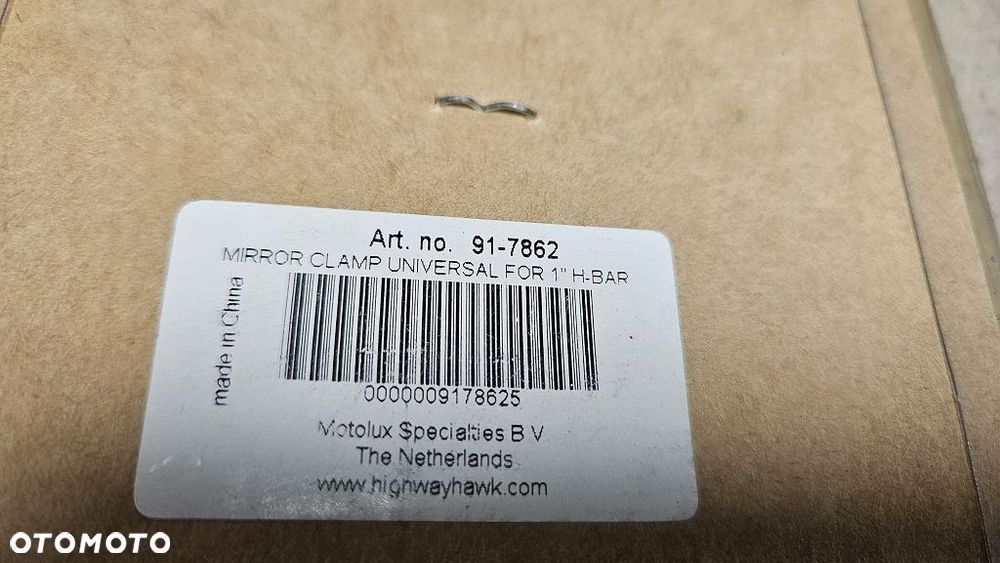 Obejma Lusterka Highway Hawk 91-7862  1" (25,4mm) - 4