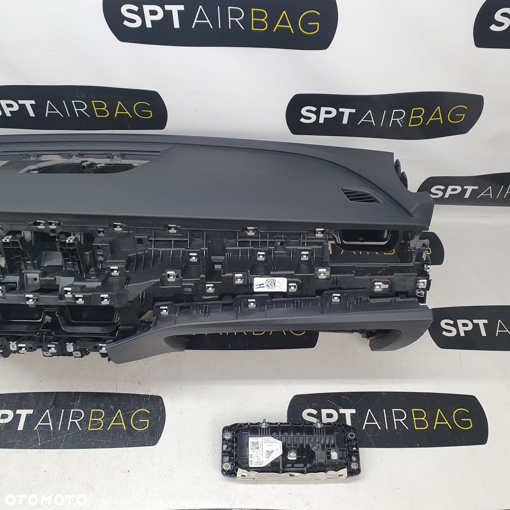 SKODA SUPERB IV 4 DESKA KONSOLA GUMA HEAD UP KOKPIT PULPIT PODUSZKI AIRBAG AIR BAG PASY KURTYNY KIT SET - 3