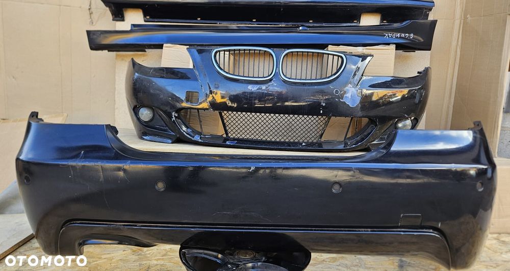 BMW E60 M PAKIET ZDERZAK PRZEDNI PRZÓD TYLNY TYŁ PROGI KOMPLET - 6