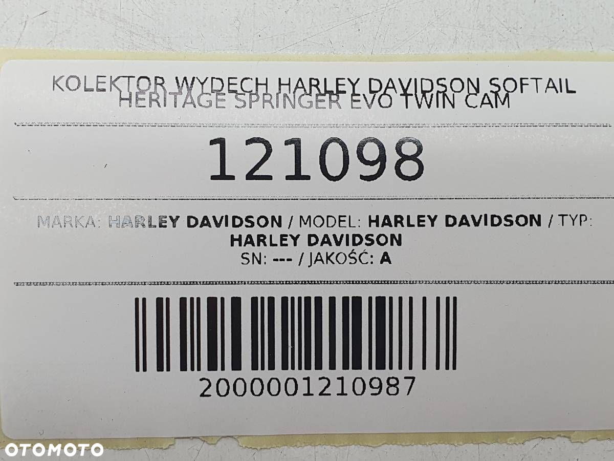 KOLEKTOR WYDECH HARLEY DAVIDSON SOFTAIL HERITAGE SPRINGER EVO TWIN CAM - 8