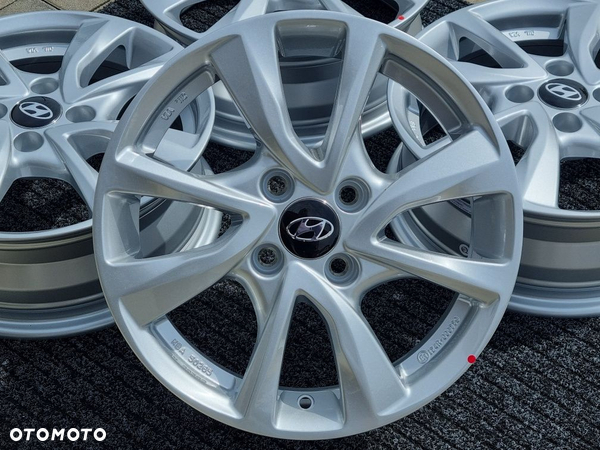Hyundai 15 " nowe felgi alu i10 i20 Bayon Inster 4x100 srebro alufelgi