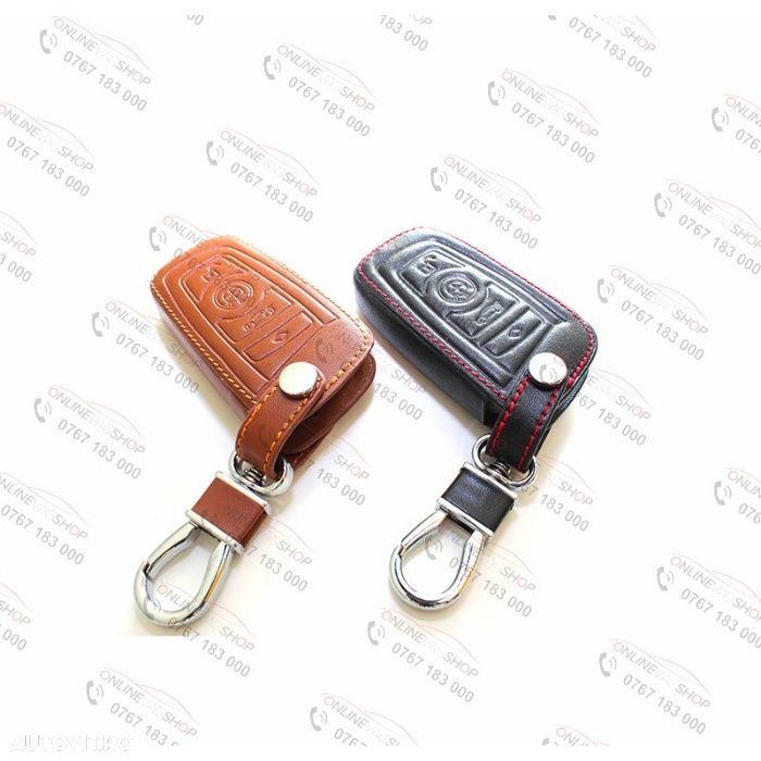 Husa piele pentru cheie BMW F10 F20, F30 F22, F01, F06, X3, X4, X5 - 1