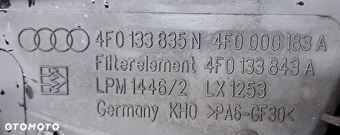 audi a6 c6 lift obudowa filtra powietrza 2.0 tfsi 4f0133835n - 3