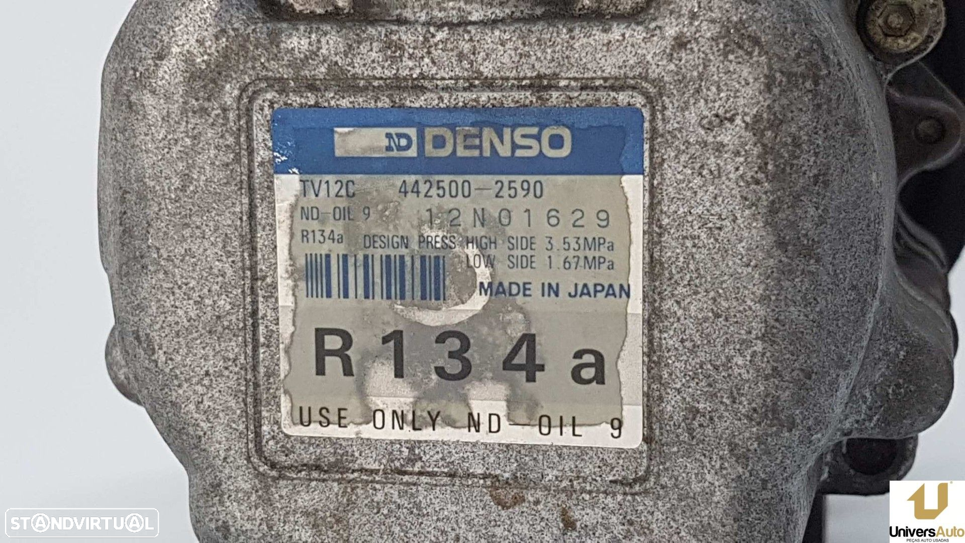 COMPRESSOR DE AR CONDICIONADO MAZDA MIATA MX5 - VERSION AMERICANA - 3