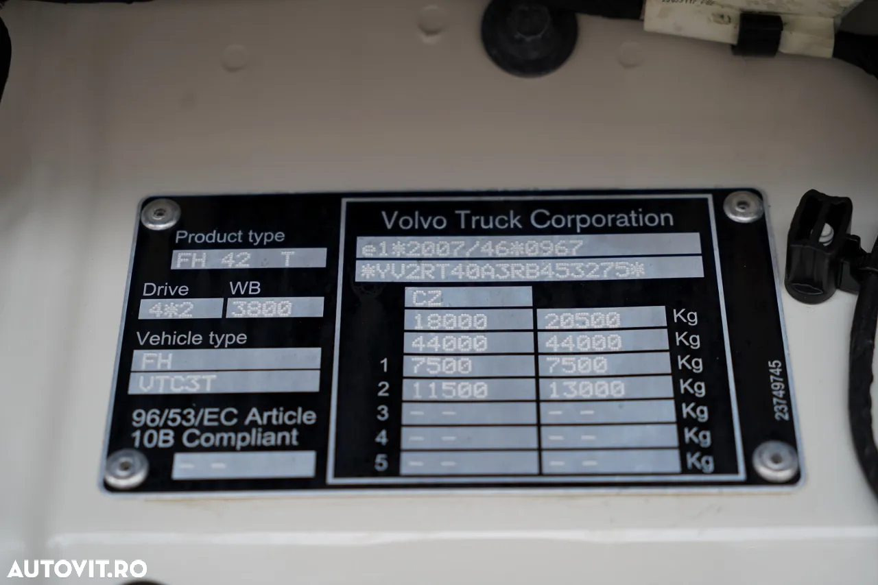 Volvo FH 500 / XXL / 2024 / I-PARK COOL / PIELE / I-SHIFT / CONTRACT DE REPARAȚIE POST-SERVICE / IMPORTAT - 35