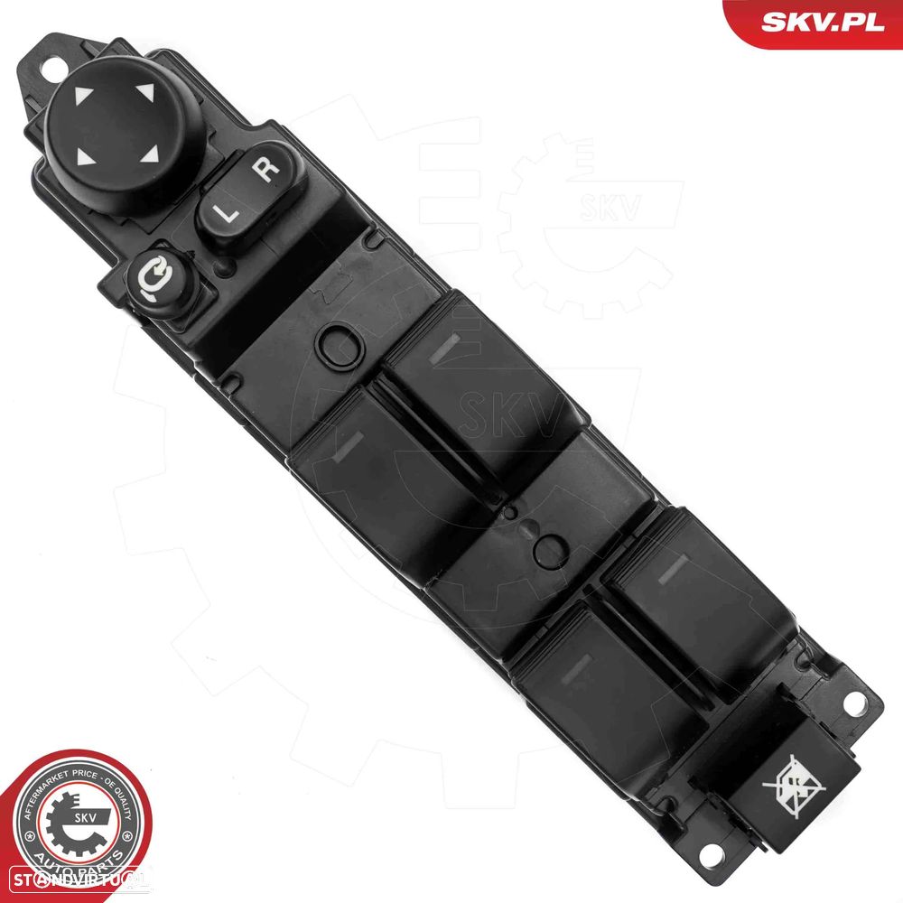 Botões de comando dos vidros Mazda 6 GH 2007 a 2013  GS1D66350 - 2
