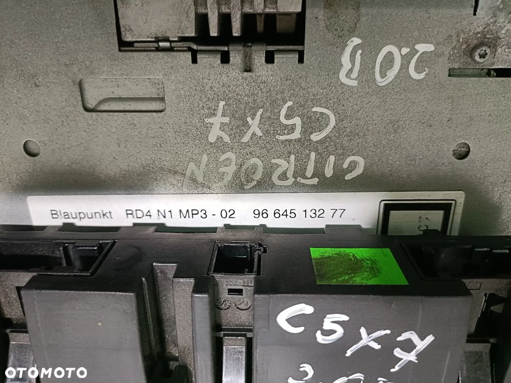 CITROEN C5 X7 08-17 r. radioodtwarzacz RADIO 9664513277  ** - 4