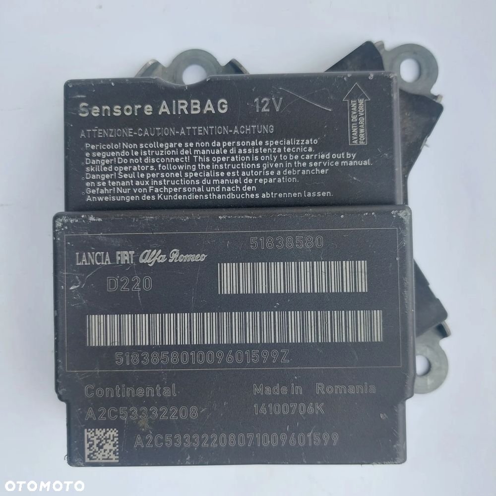 AirBag Crash Data Sterownik Moduł - 2