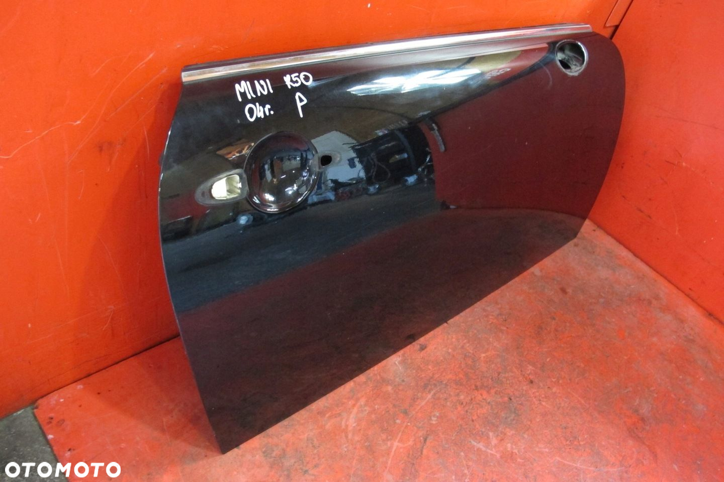 MINI ONE COOPER R50 R52 R53 668/9 BLACK SCHWARZ 2 668 DRZWI PRAWE - 2