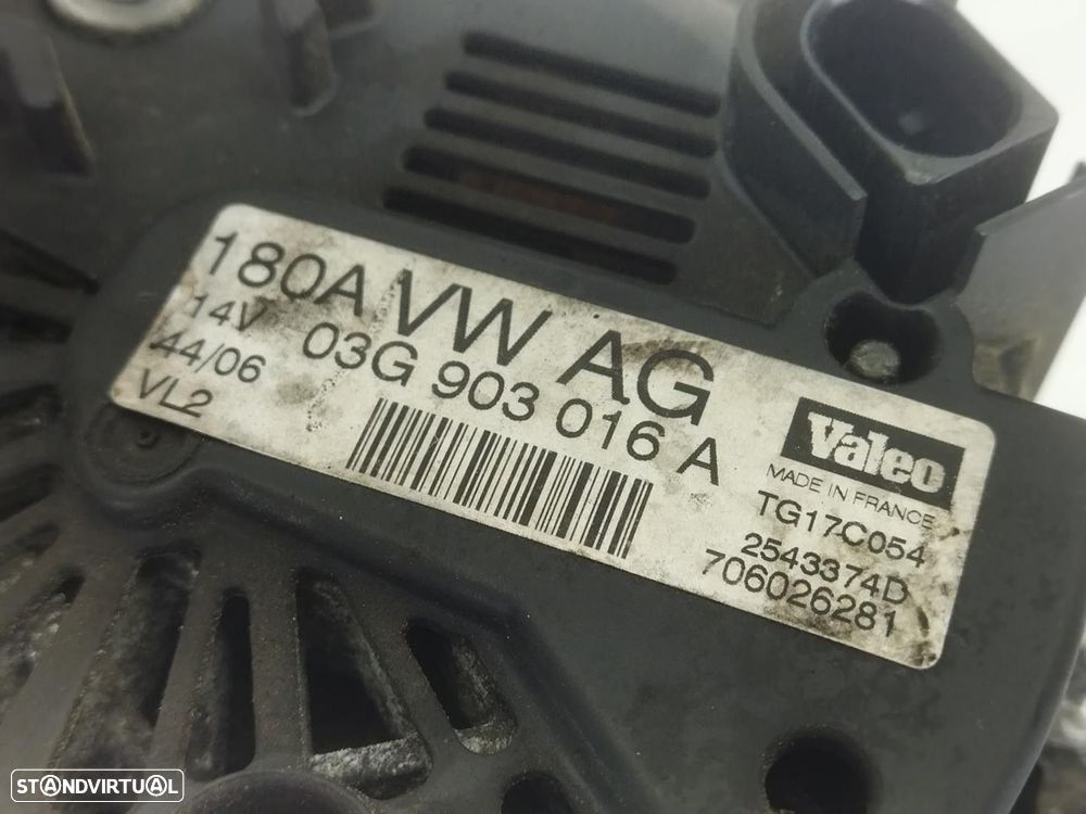 ALTERNADOR AUDI A4 AVANT 2005 -03G903016A - 3