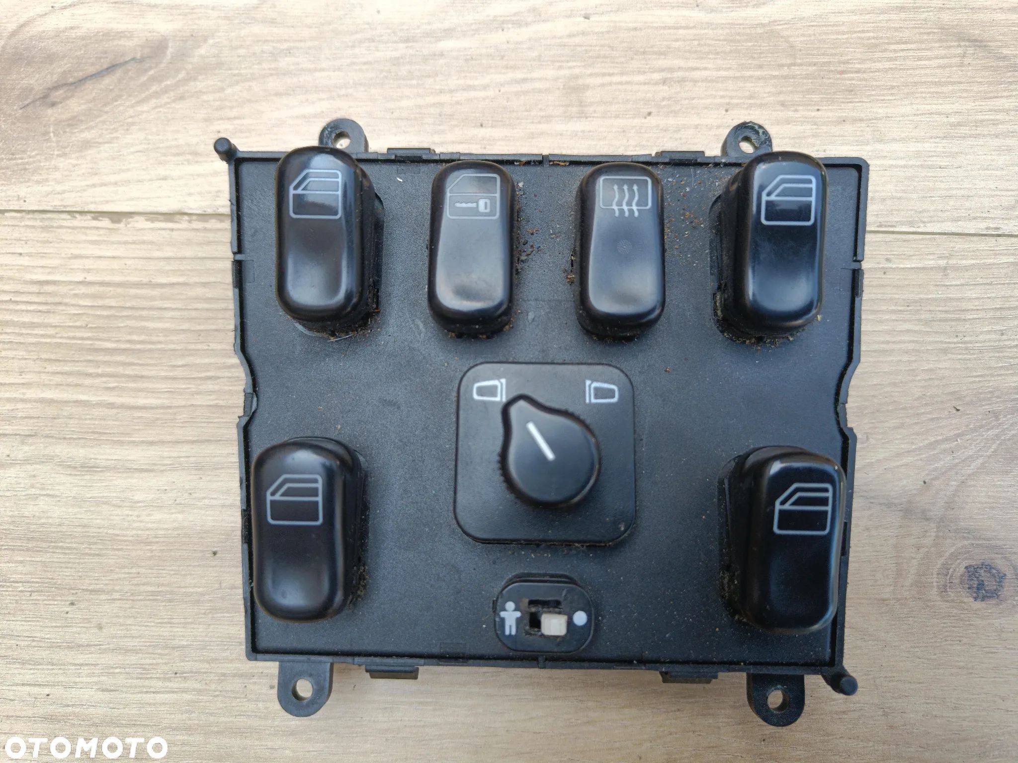 MERCEDES W163 ML PANEL PRZEŁĄCZNIK STEROWANIA SZYB LUSTEREK A1638206610 - 1