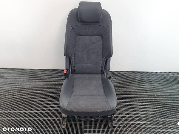 FOTEL TYLNY TYŁ LEWY FORD S-MAX SKÓRA PÓŁSKÓRA CZARNY ZAPINKA MK1