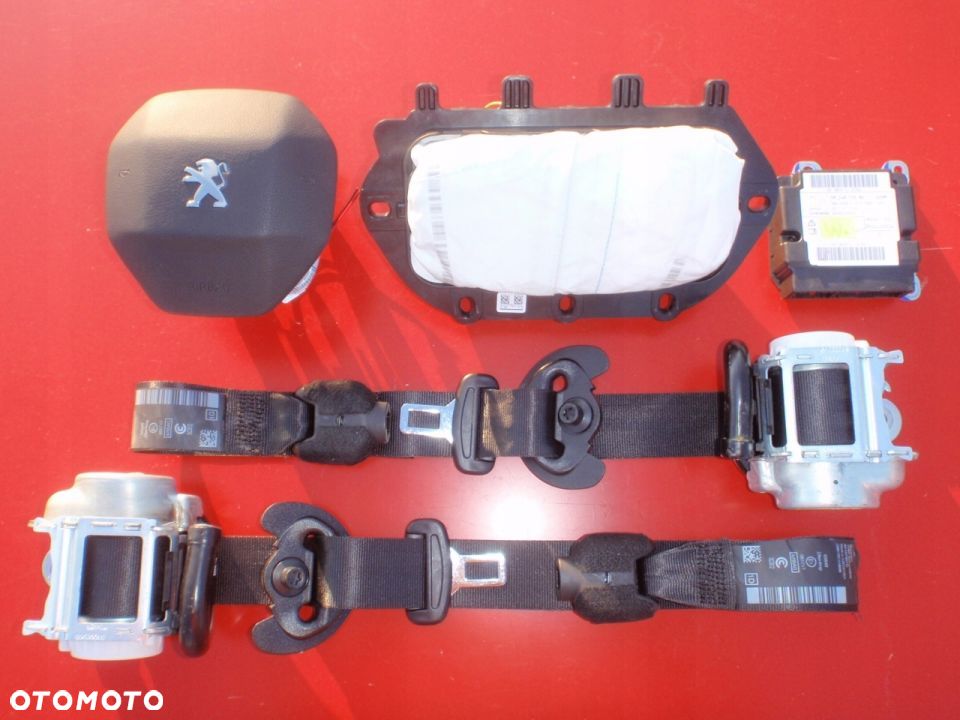 PEUGEOT 3008 5008 DESKA KONSOLA KOKPIT PULPIT PÓŁKA PARAPET PODUSZKI AIRBAG NAPINACZE PASY PAS Raz2 - 12