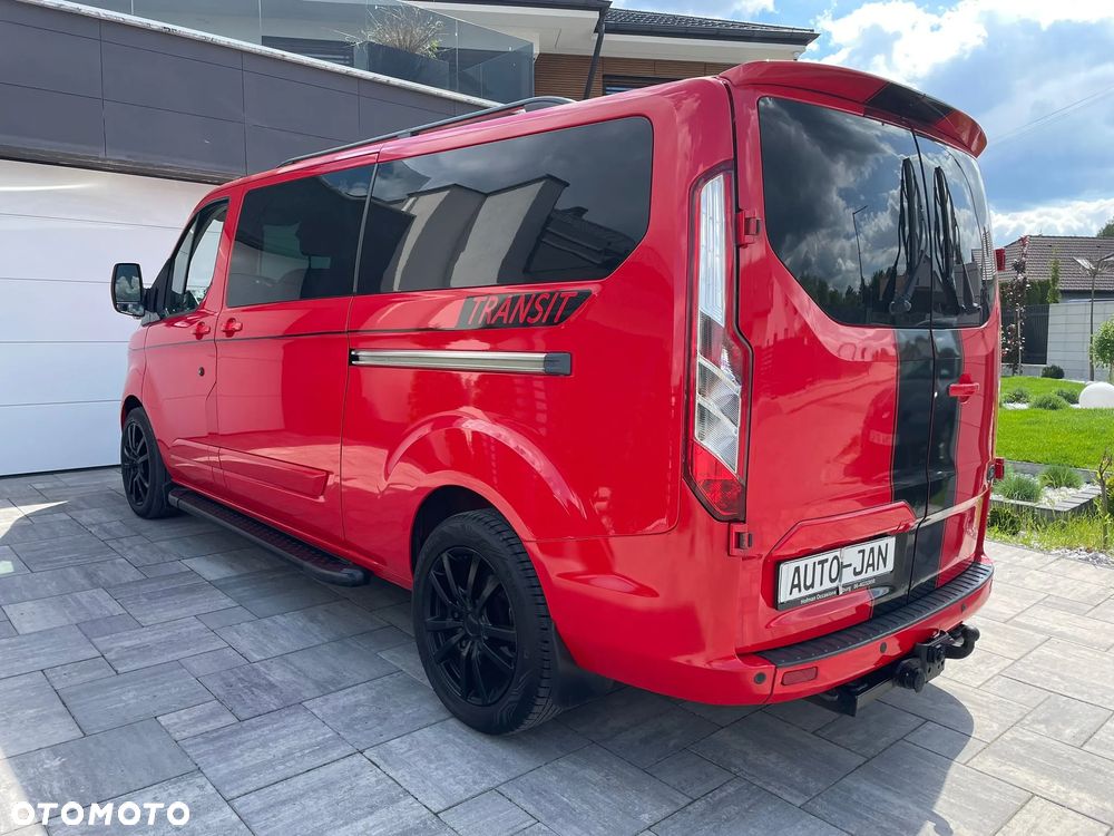 Ford TRANSIT CUSTOM LONG L2H1 Klima Navi Kamera Grzane Fotele 2xDrzwi Boczne Skóry Dubel Kabina 6os. Tempomat 2xPdc Rury - 38