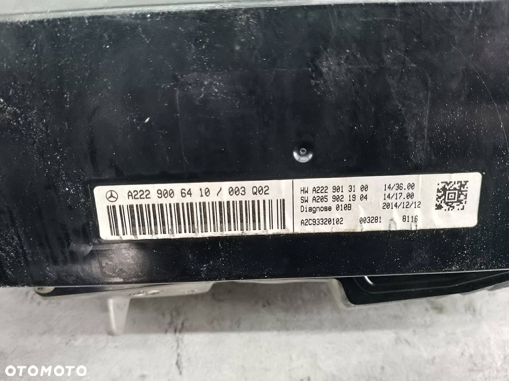 WYŚWIETLACZ HEAD UP MAYBACH X222 A2229006410  A2229013100  A2059021904 - 2